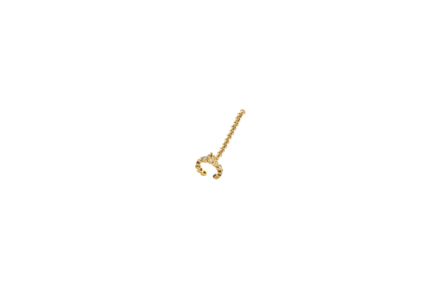 Diamond Chain Earcuff