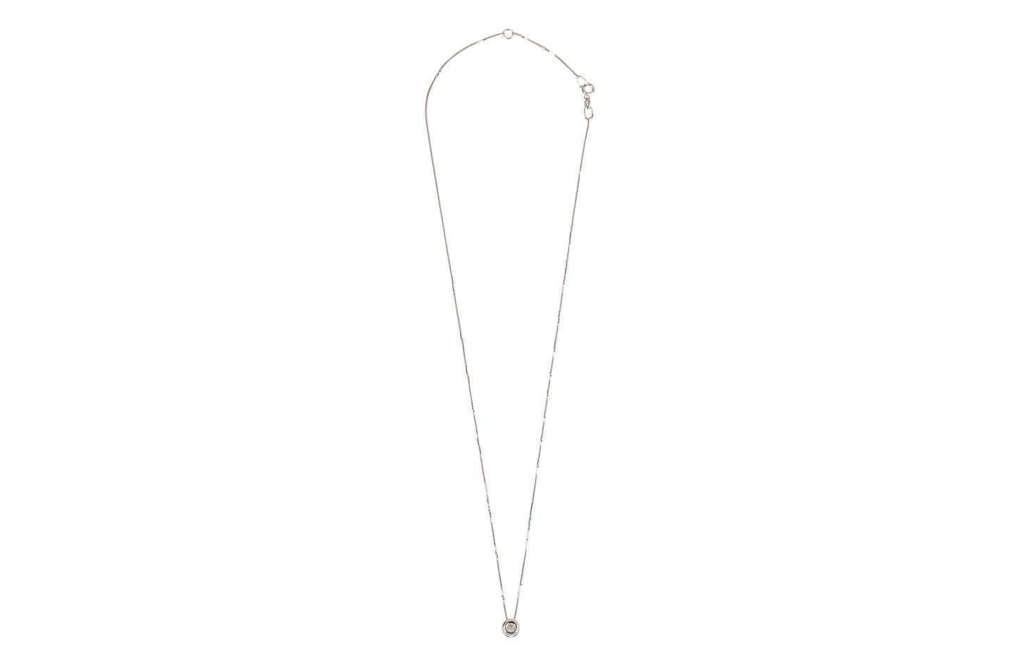 Radiant Spark White Gold Necklace