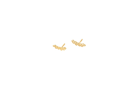 Climber Mini Gold Earrings