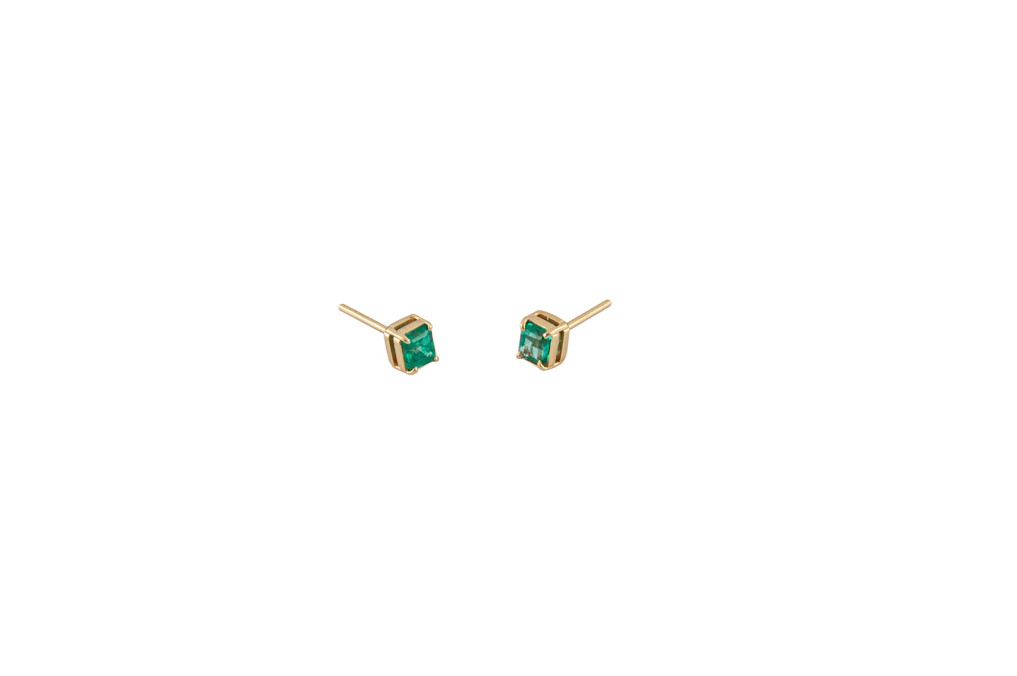 Emerald Stud Earrings