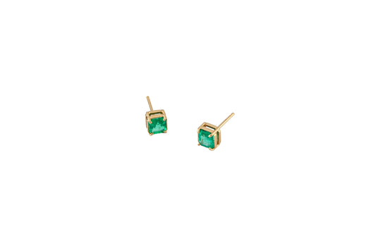 Grande Emerald Stud Earrings