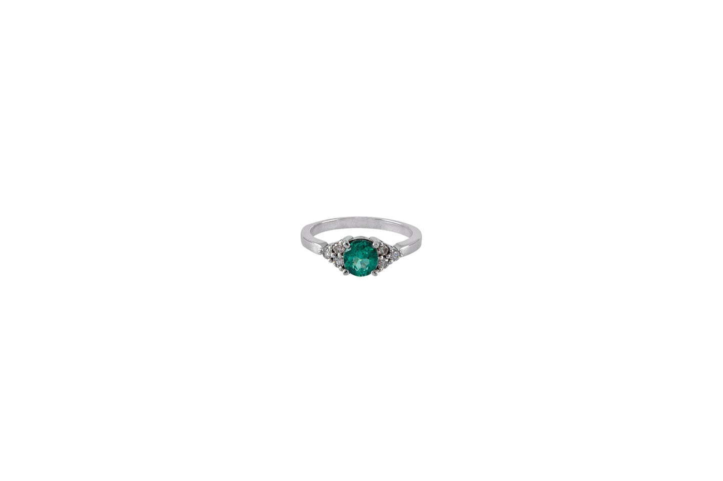 Emerald & Diamond Bouquet Ring