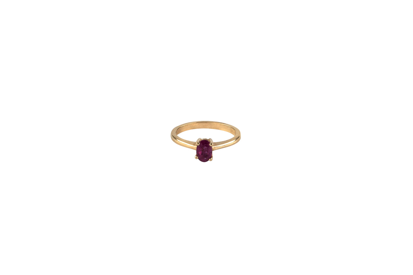 Oval Ruby Ring