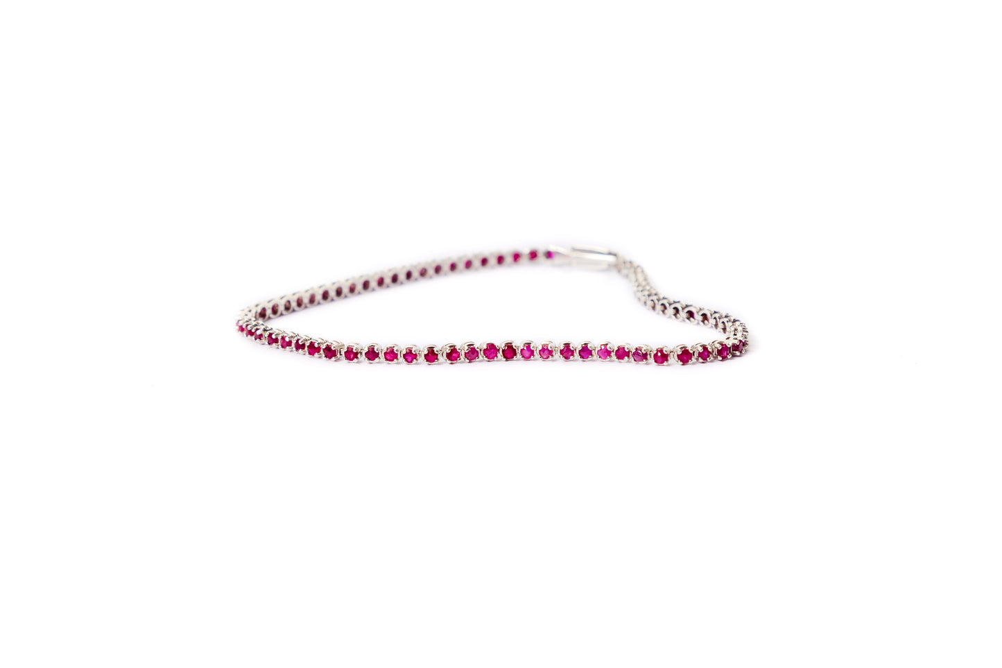 Ruby Eternity Tennis Bracelet