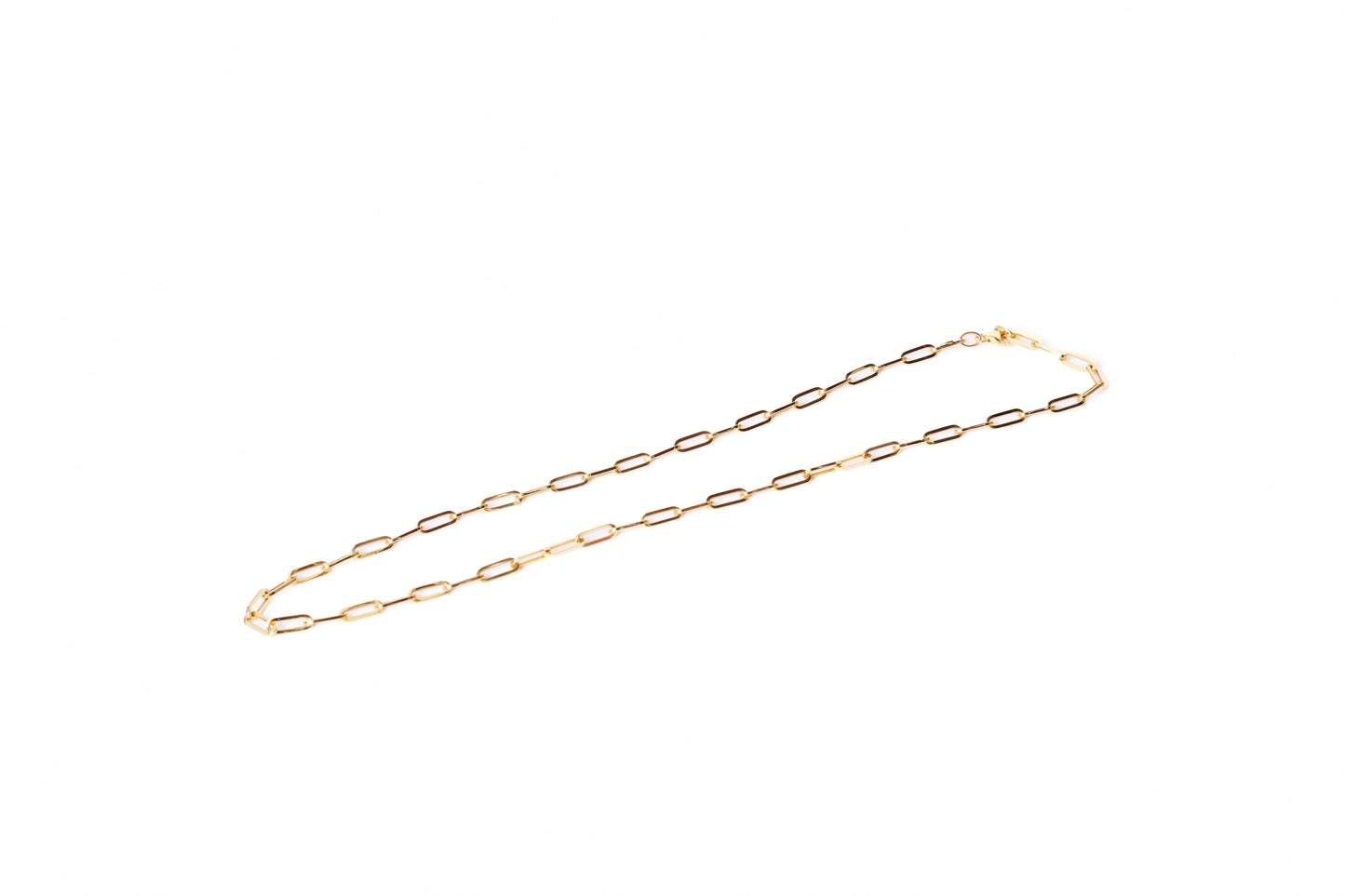 Yellow Gold Clip Necklace